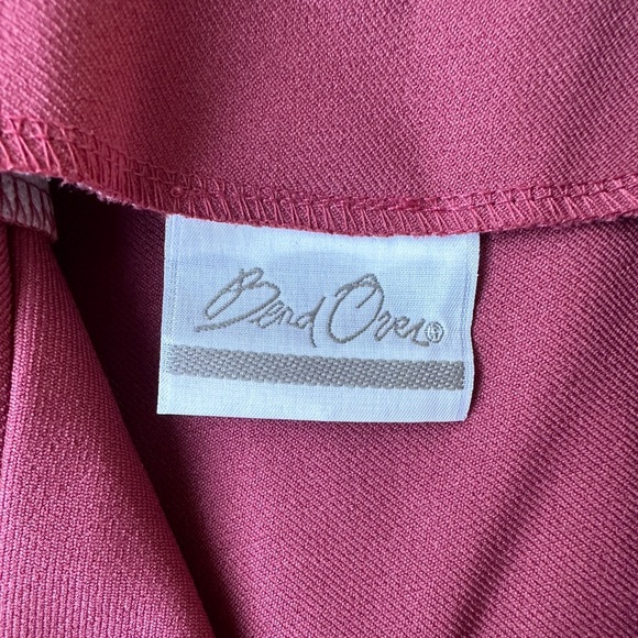 Vintage 80’s Levi’s Bend Over Pink Maroon Blazer Jacket Women’s Size 10 USA Made - Picture 2 of 6